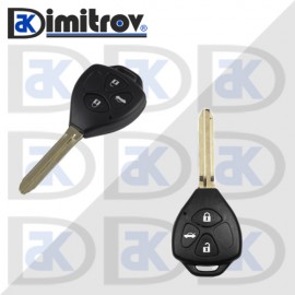 Кутийка ключ 3 бутона Toyota Avensis Corolla RAV4 Yaris